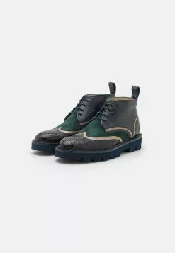 MELVIN & HAMILTON Sally- Korte Laarzen - Dark Blue/Dark Green -Melvin & Hamilton Verkoop 15457d6d7c1f46cca8786eba1b0d88f2