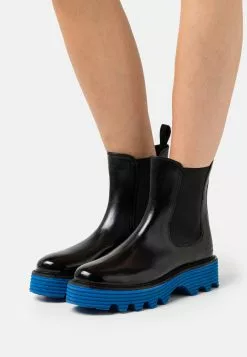 MELVIN & HAMILTON Leonie 5 - Enkellaarsjes Met Plateauzool - Black