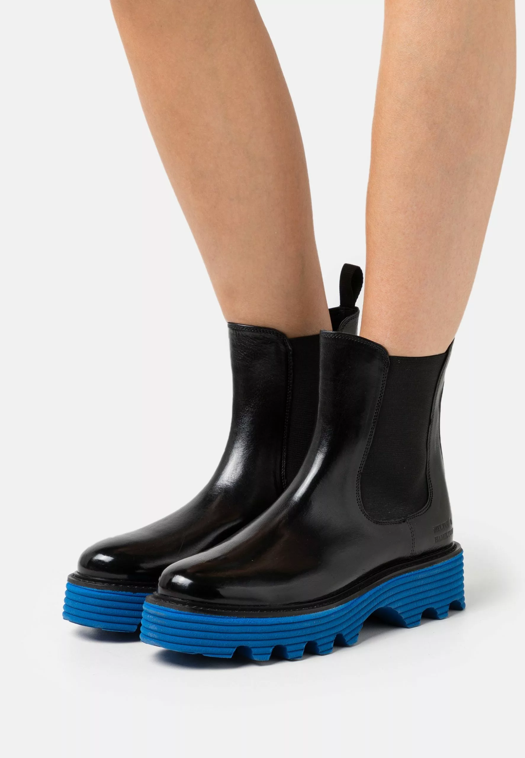 MELVIN & HAMILTON Leonie 5 - Enkellaarsjes Met Plateauzool - Black 3 MELVIN & HAMILTON Leonie 5 - Enkellaarsjes Met Plateauzool - Black