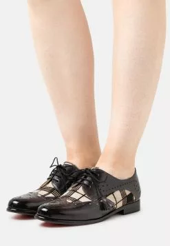 MELVIN & HAMILTON Selina 41 - Veterschoenen - London Fog/Black/White/Beige/Red