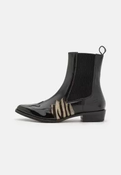 MELVIN & HAMILTON Marlin 74 - Cowboy-/Bikerlaarsjes - Black/White/Beige