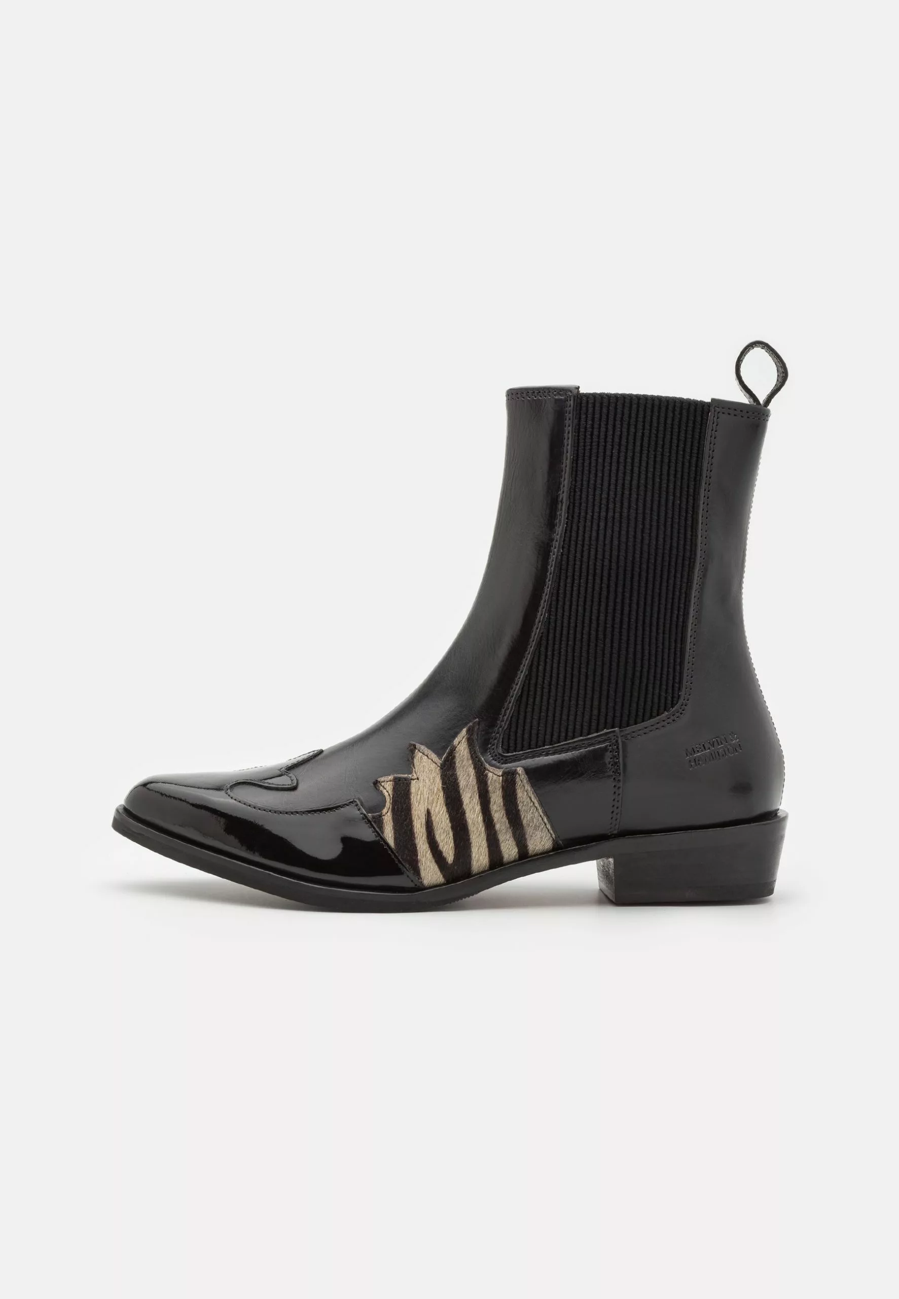 MELVIN & HAMILTON Marlin 74 - Cowboy-/Bikerlaarsjes - Black/White/Beige 3 MELVIN & HAMILTON Marlin 74 - Cowboy-/Bikerlaarsjes - Black/White/Beige