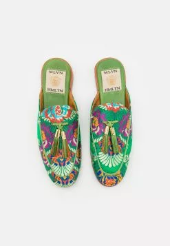 MELVIN & HAMILTON Scarlett- Muiltjes - Korela/Green/Orange/Gold/Beige/Natural -Melvin & Hamilton Verkoop 256a419130754b9b8ae054178e038525