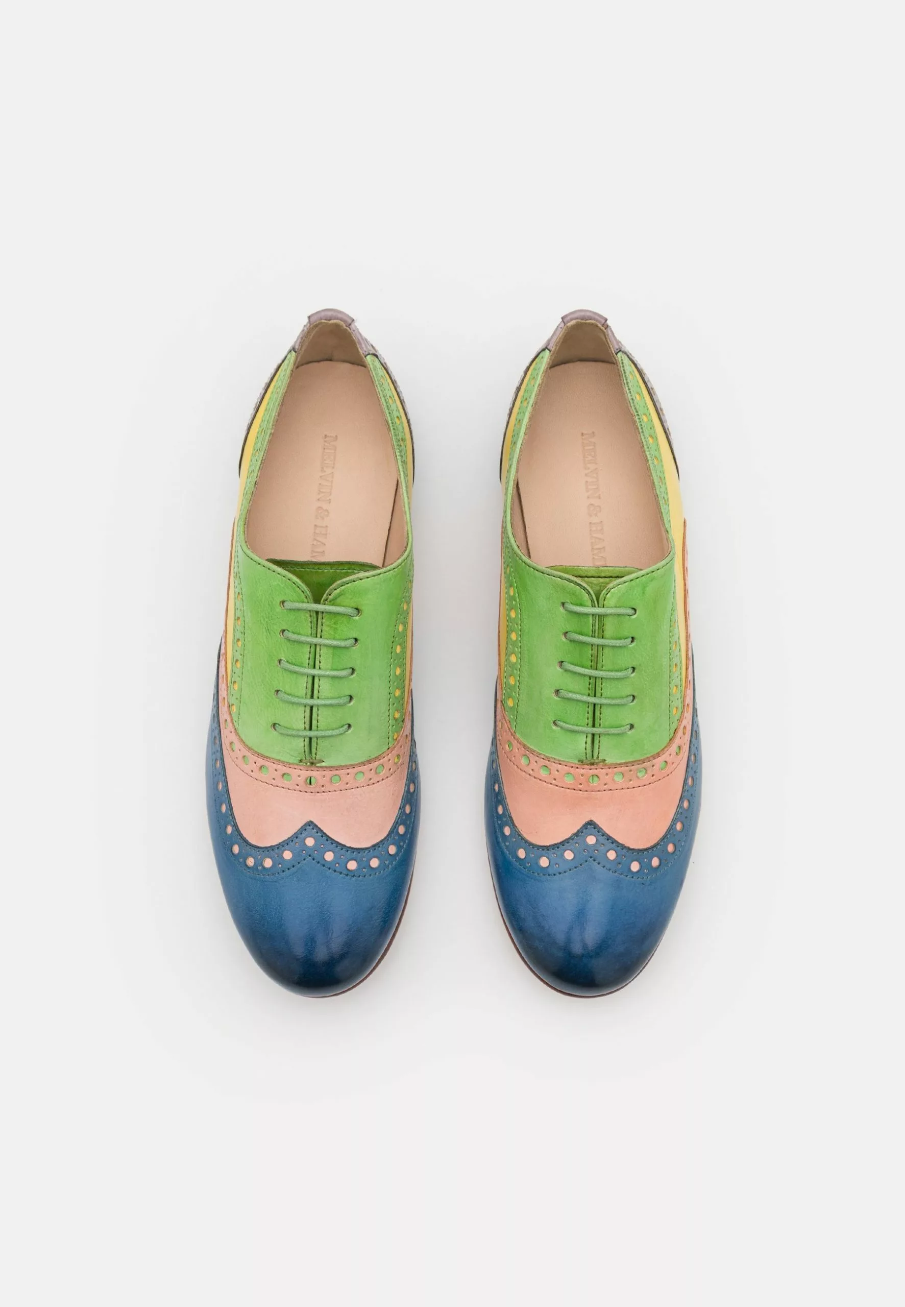 MELVIN & HAMILTON Sonia- Veterschoenen - Margarine/Pale Lila/Beige 8 MELVIN & HAMILTON Sonia- Veterschoenen - Margarine/Pale Lila/Beige - Afbeelding 6