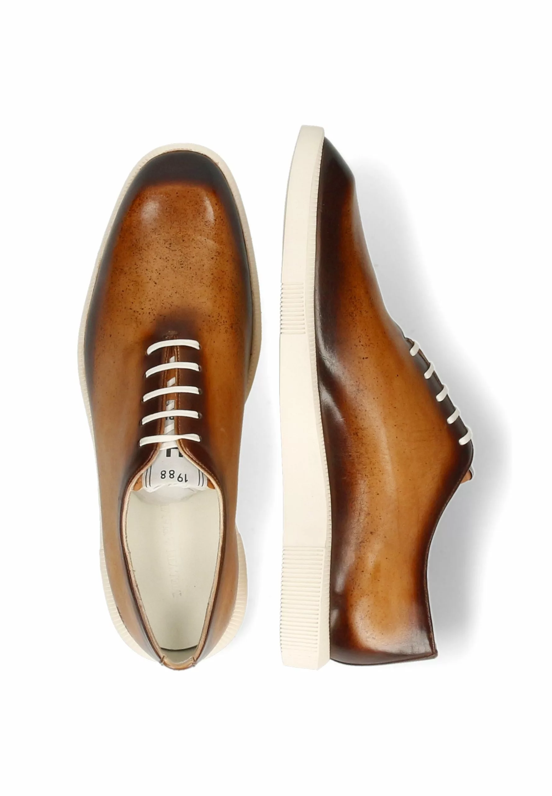 MELVIN & HAMILTON Aston 1 Vegas Tan Vegas Retro Finish - Veterschoenen - Brown 4 MELVIN & HAMILTON Aston 1 Vegas Tan Vegas Retro Finish - Veterschoenen - Brown - Afbeelding 2