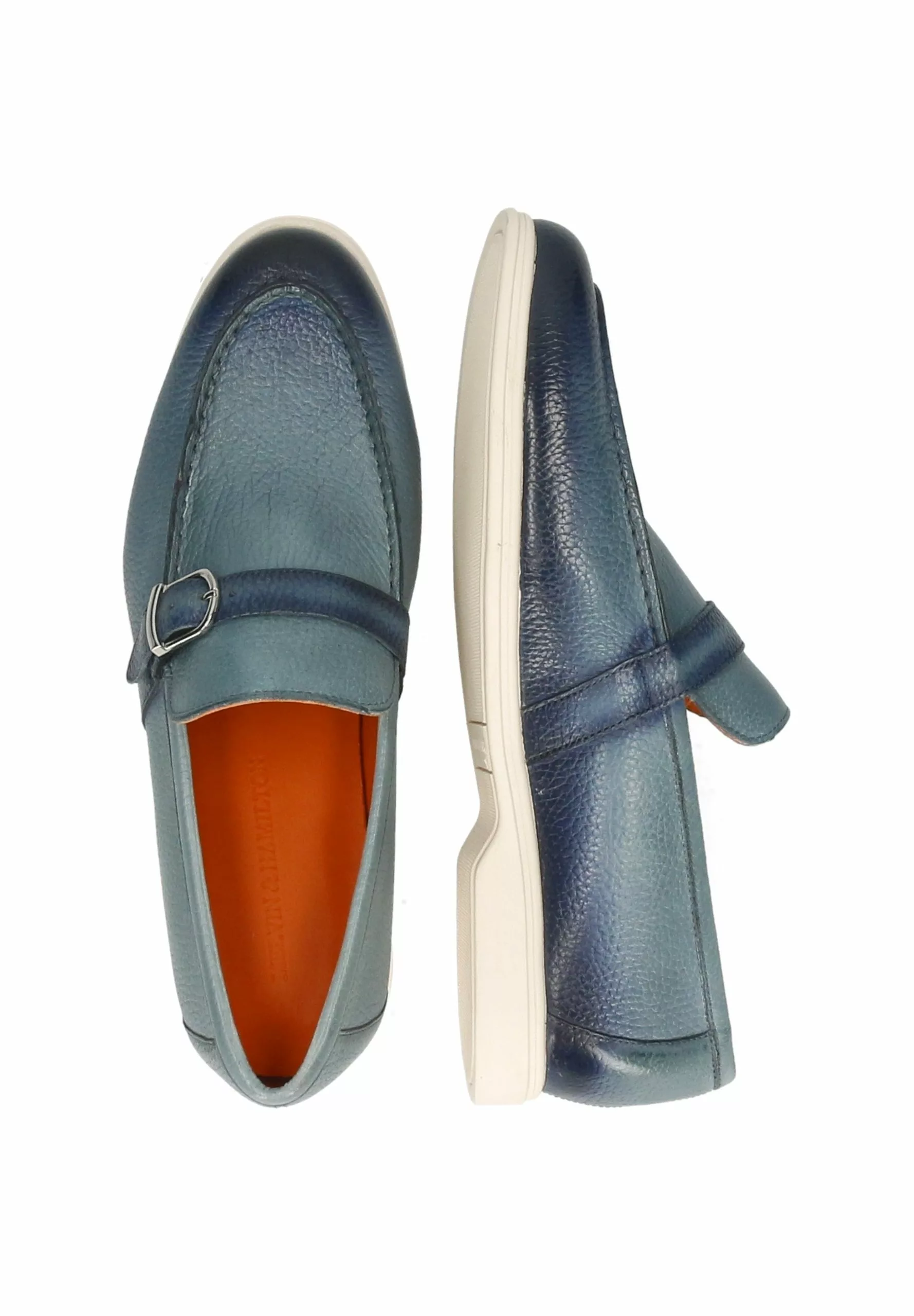 MELVIN & HAMILTON Earl 25 Boston Milled Cadet Shade - Instappers - Blau 5 MELVIN & HAMILTON Earl 25 Boston Milled Cadet Shade - Instappers - Blau - Afbeelding 3