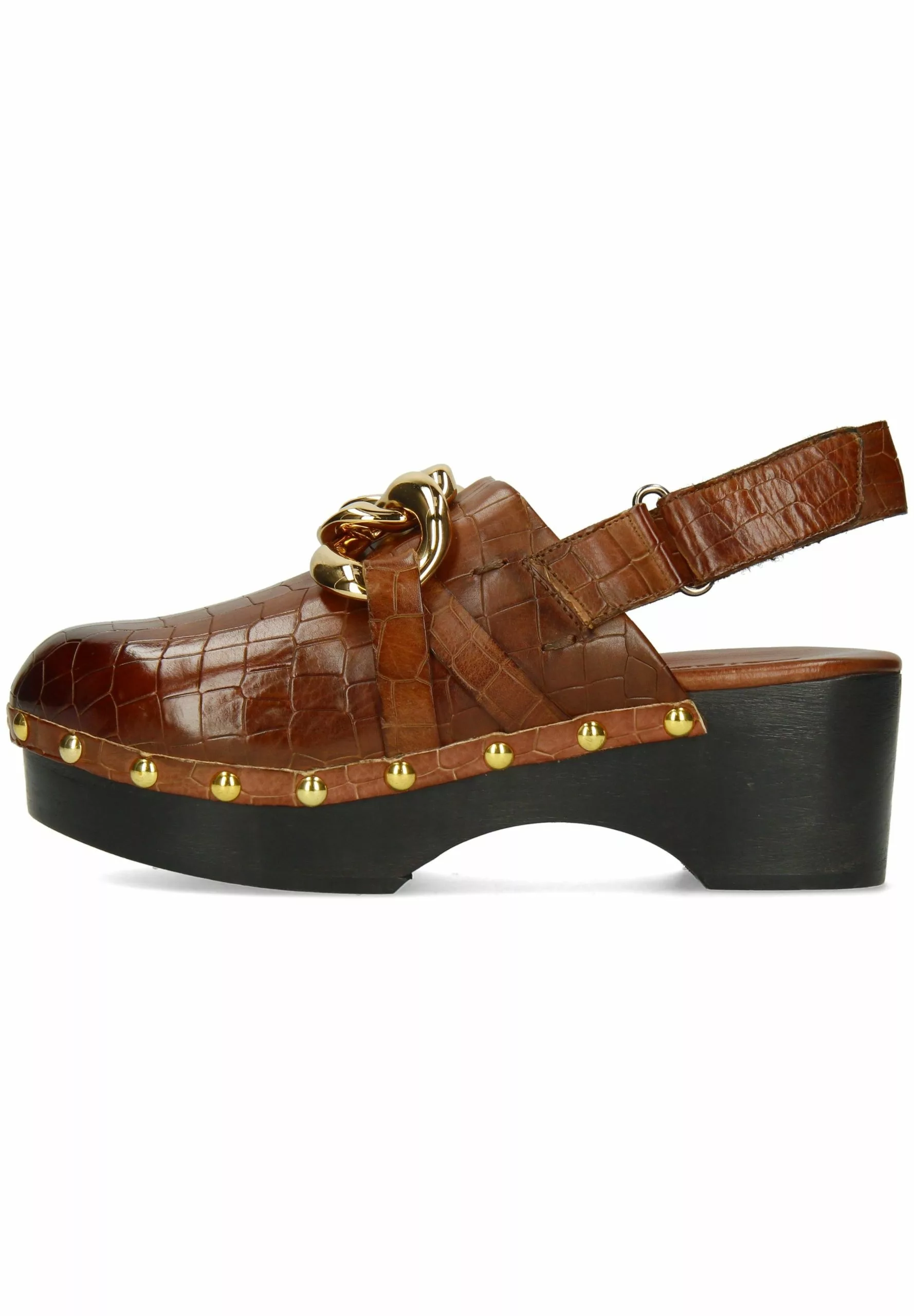 MELVIN & HAMILTON Flora 1 Vegas Crock Texas - Clogs - Braun 3 MELVIN & HAMILTON Flora 1 Vegas Crock Texas - Clogs - Braun