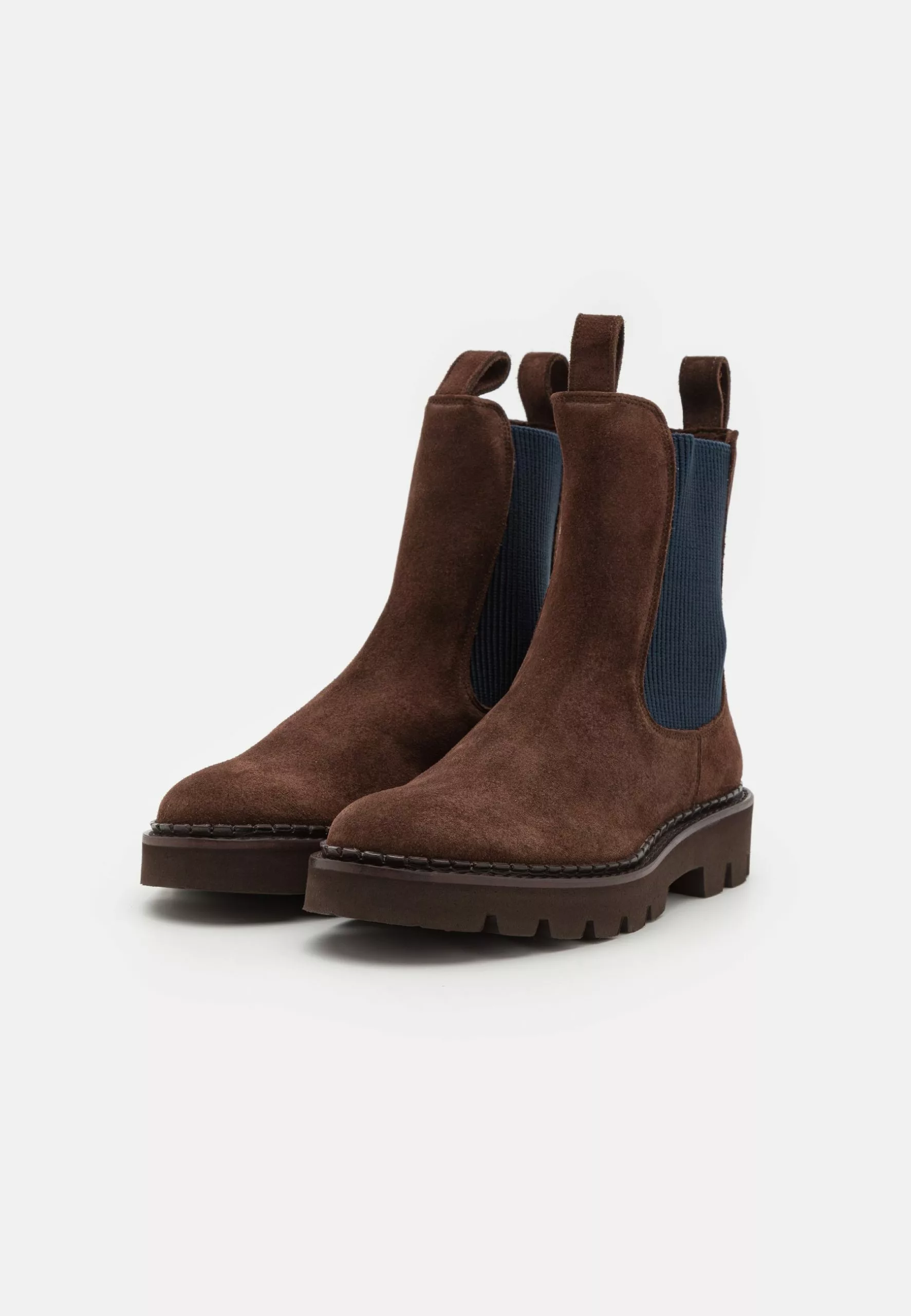 MELVIN & HAMILTON Sally - Korte Laarzen - Dark Brown/Navy 4 MELVIN & HAMILTON Sally - Korte Laarzen - Dark Brown/Navy - Afbeelding 2