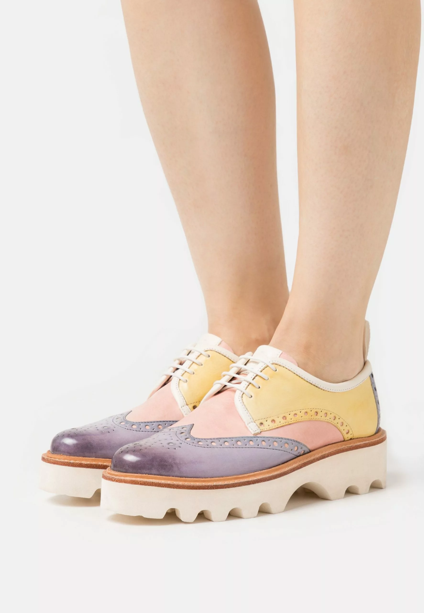 MELVIN & HAMILTON Selina 84 - Veterschoenen - Vanilla/White/Lava/Natural 3 MELVIN & HAMILTON Selina 84 - Veterschoenen - Vanilla/White/Lava/Natural