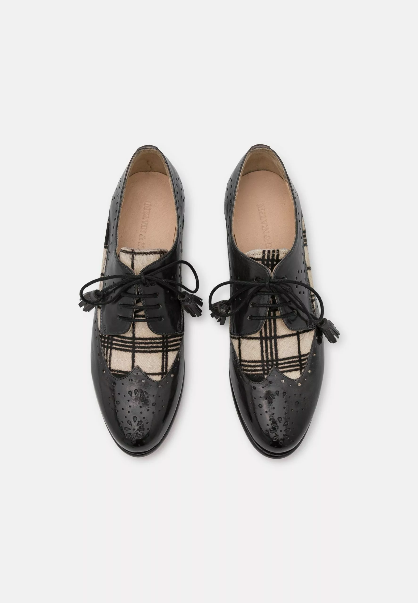 MELVIN & HAMILTON Selina 41 - Veterschoenen - London Fog/Black/White/Beige/Red 8 MELVIN & HAMILTON Selina 41 - Veterschoenen - London Fog/Black/White/Beige/Red - Afbeelding 6