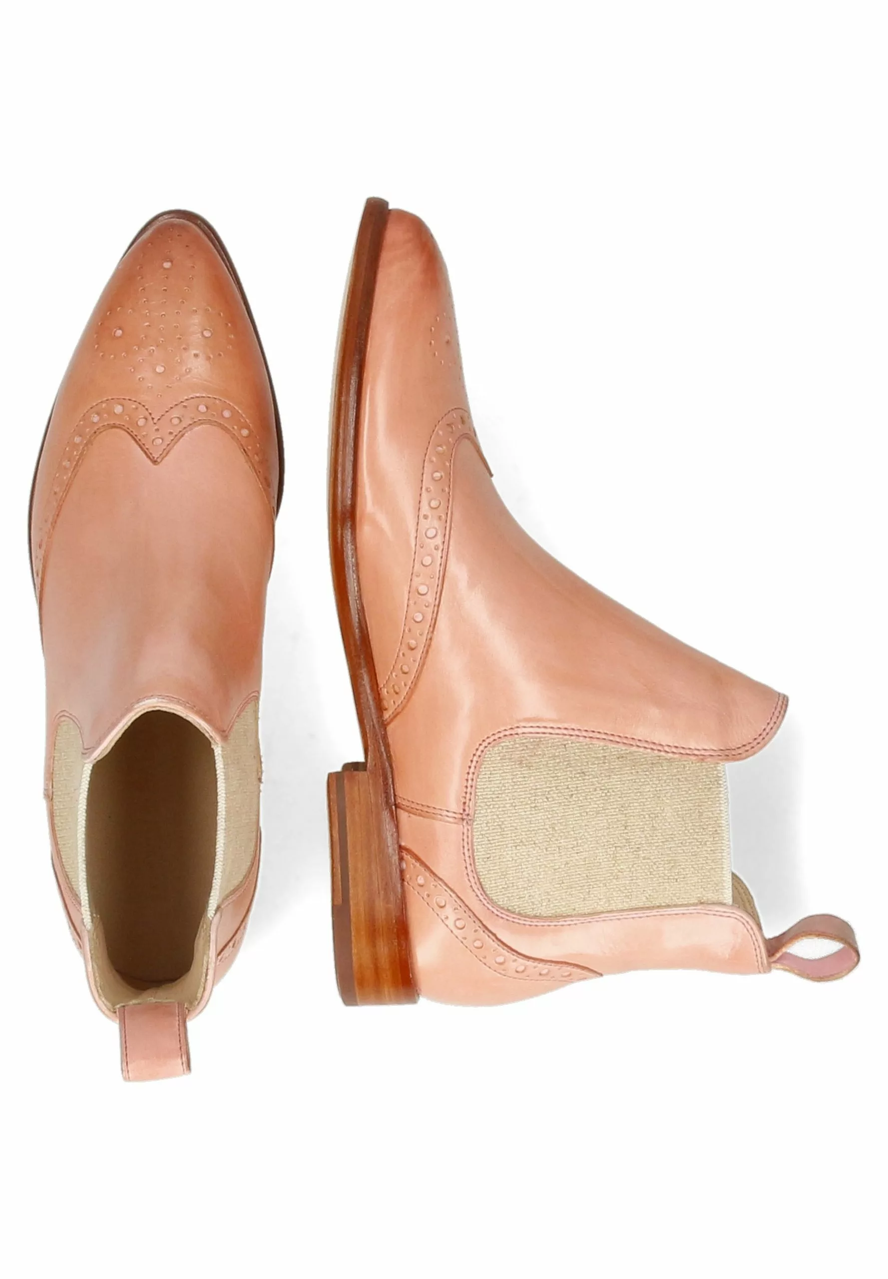 MELVIN & HAMILTON Jessy 4 Wood- Korte Laarzen - Rosa 5 MELVIN & HAMILTON Jessy 4 Wood- Korte Laarzen - Rosa - Afbeelding 3