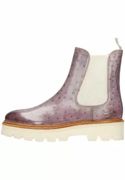 MELVIN & HAMILTON Leonie 5 Vegas Pale- Enkellaarsjes Met Plateauzool - Violett