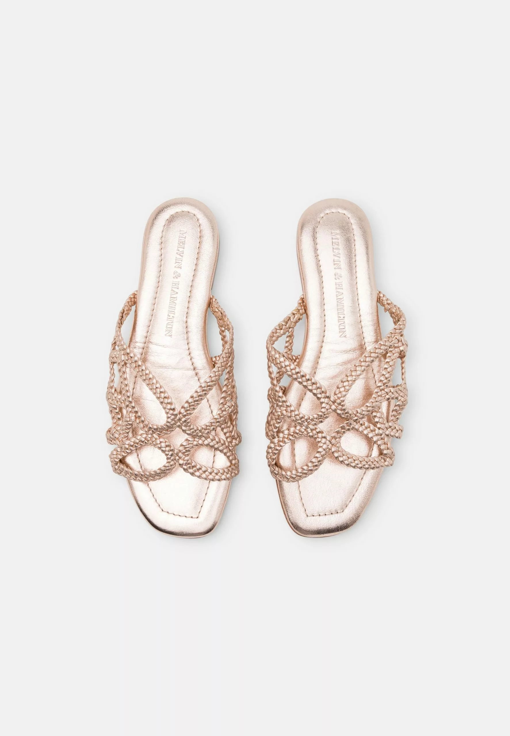 MELVIN & HAMILTON Elodie 64 - Muiltjes - Nude Gold/Natural 8 MELVIN & HAMILTON Elodie 64 - Muiltjes - Nude Gold/Natural - Afbeelding 6