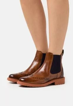 MELVIN & HAMILTON Selina 29 - Korte Laarzen - Wood/Dark Purple/Beige/Red