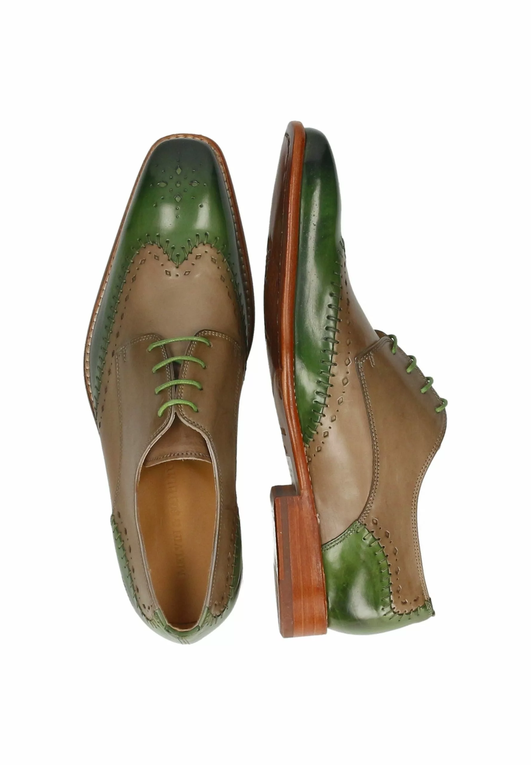 MELVIN & HAMILTON Clark 1 Crust Lion- Veterschoenen - Green Khaki 5 MELVIN & HAMILTON Clark 1 Crust Lion- Veterschoenen - Green Khaki - Afbeelding 3