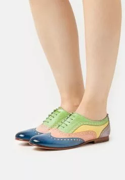 MELVIN & HAMILTON Sonia- Veterschoenen - Margarine/Pale Lila/Beige