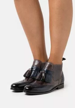 MELVIN & HAMILTON Selina 5 - Korte Laarzen - Navy/Lava Rock/Grey/Beige
