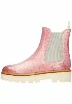 MELVIN & HAMILTON Leonie 5 Vegas Ostrich Pale - Korte Laarzen - Rosa
