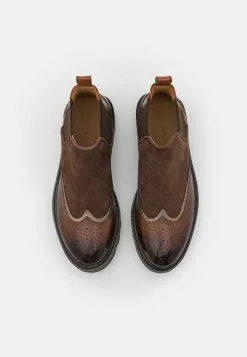 MELVIN & HAMILTON Sally 19 - Enkellaarsjes Met Plateauzool - Barista/Aztek/Gold/Wood/Brown/Beige/Lava -Melvin & Hamilton Verkoop e3d7299431d64a8294fc7c57f881a102