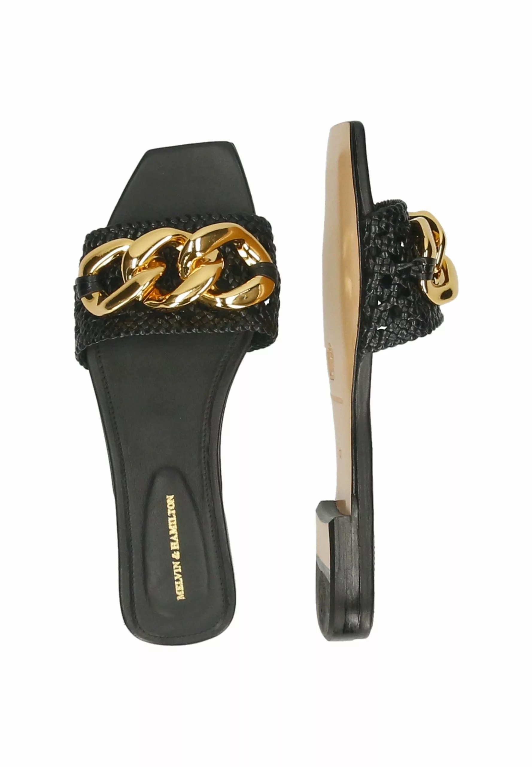 MELVIN & HAMILTON Brooke Caruso Shiny - Muiltjes - Schwarz 5 MELVIN & HAMILTON Brooke Caruso Shiny - Muiltjes - Schwarz - Afbeelding 3